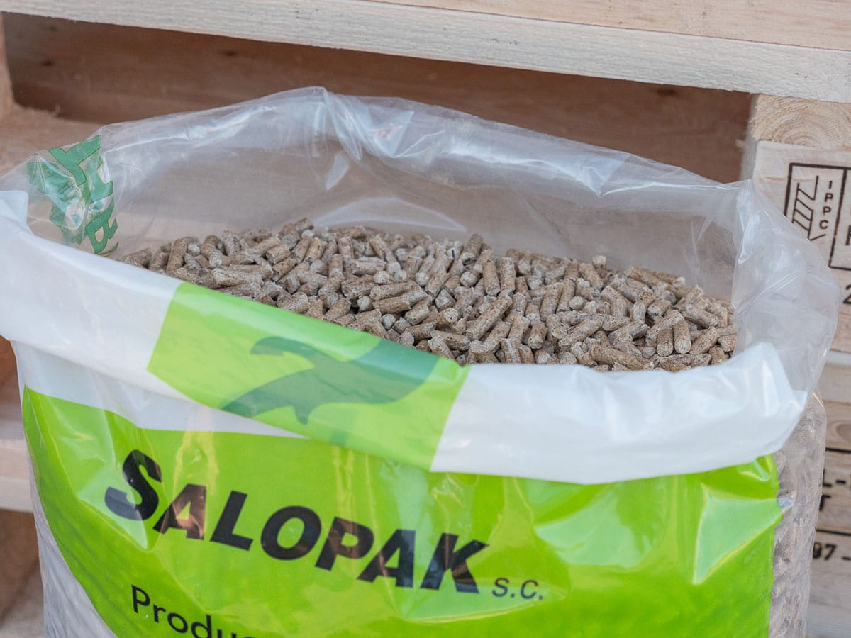 Salopak wood pellets